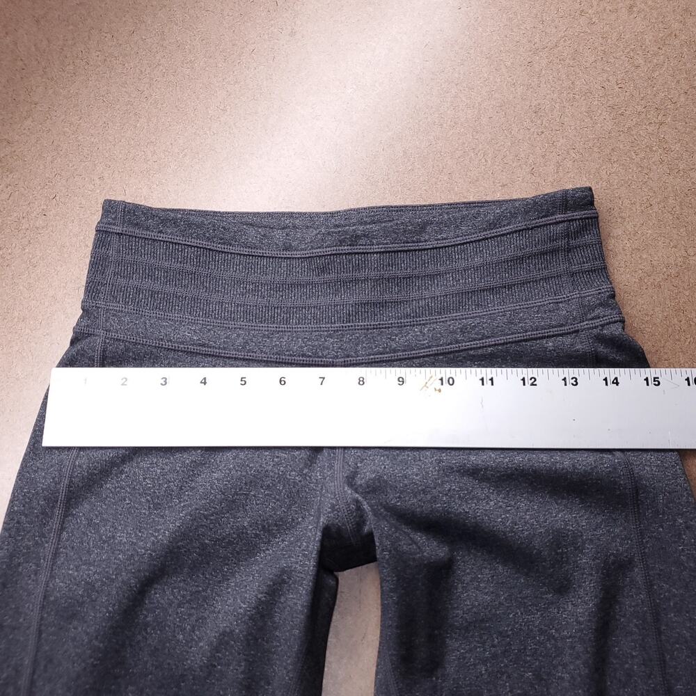 Prana Yoga Pants Women S Charcoal Gray Heather Wide Leg Flare Athleisure Casual - Picture 9 of 12